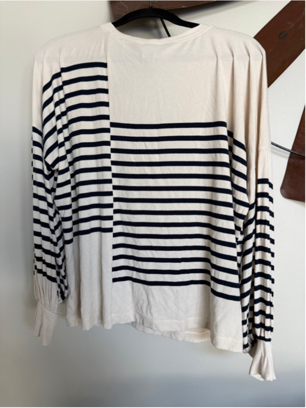 Cabi Boxy Striped Tee Size M - Picture 2 of 4